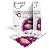 PatchMD - Menopause Night Topical Patch - Natural Nightly Menopause Topical Patch - eases Headaches, sleeplessness, Night Sweats, hot Flashes, Anxiety & Mood Swings - 30 Day Supply