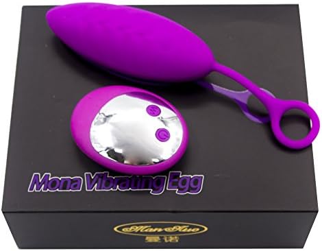 Massage balls 10-Frequency Silicone Massage Egg with Remote Control for Women - Floor Exercise Postpartum Massager,Purple