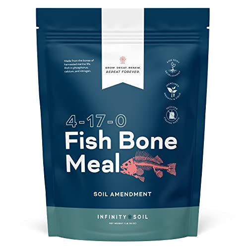 Infinity Soil Fish Bone Meal Sustainable and Natural Soil Amendment Made from Dried Fish