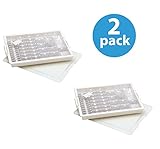 Darice 45-Piece Elizabeth Ward Bead Storage Solutions Assorted Storage Tray 2 set