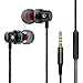 in-Ear Headphones, Noise Cancelling Earbuds, Heavy Bass Earphones with Microphone for Workout Exercise
