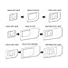 4 in 1 Sim Card Converter Adapter Kit Nano to Micro/Standard For Apple iPhone 5 4S 4G (BLACK) + Sim Tray Opener