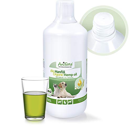 AniForte Organic Hemp Oil for Dogs & Cats 1L - Joint Supplement for Pets, Supports Immunity, Coat, Skin and Joint Pain Relief, Anti-Inflammatory BARF Supplement, Rich in Omega 3 & 6 - Image 3