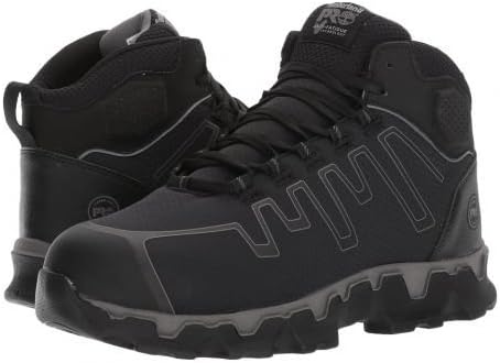 Amazon Timberland Pro ティンバーランド メンズ 男性用 シューズ 靴 ブーツ 安全靴 ワーカーブーツ Powertrain Sport Mid Alloy Safety Toe Eh Black Ripstop Nylon 7 D Medium 並行輸入品 Timberland ティンバーランド ブーツ