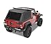 Bestop 56822-35 Black Diamond Trektop NX Complete Frameless Replacement Soft Top with Sunrider Sunroof Feature for 2007-2017 Wrangler 2-Door