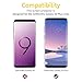 AMBBERDR [3-Pack] Screen Protector for Samsung Galaxy S9 Plus Max Coverage Flexible Film [Not Wet Applied] with Lifetime Replacement Warranty