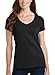 YogaColors Womens Emoticon Cotton V-neck Tee Top up to 4X