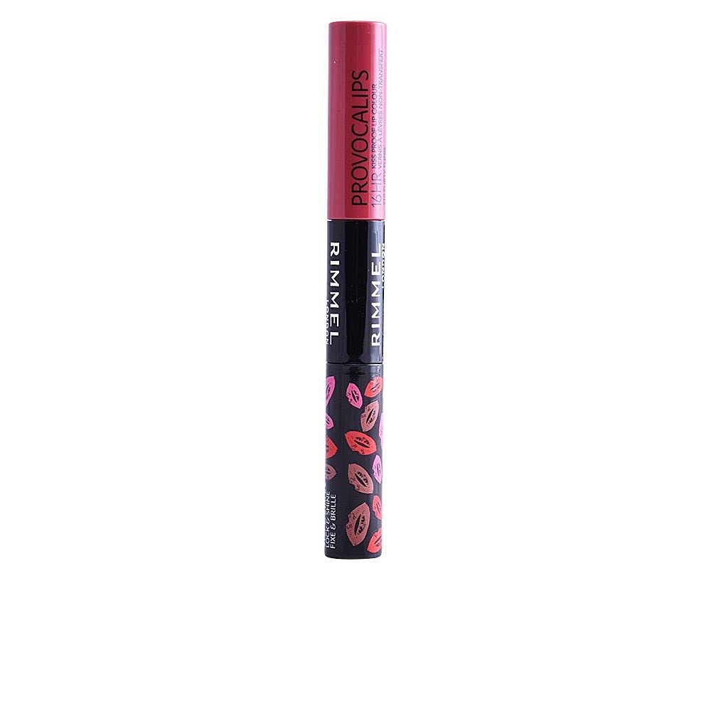 Rimmel Provocalips Flirty Fling 210 Lip Stick Colouring Liquid Lip Cosmetic Sponge Tip X1 X1 Female Lip 1 Mu