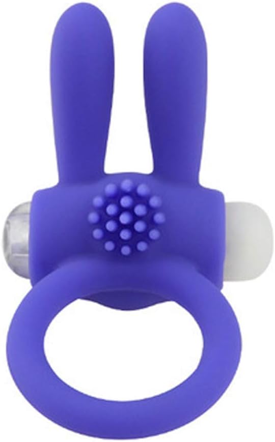 ZHBX Butterfly Bunny Vib-ra-ti-ng Lock Ring - Blue