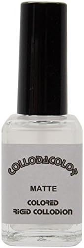 Michael Davy Rigid Collodion Scarring Liquid with Brush for Special Effects, Halloween, Movies - Matte Clear 0.5 fl oz Bottle