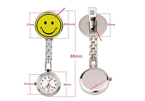 longqi Clip auf Krankenschwestern Schlüsselanhänger Pocket Anhänger zum Aufhängen Watch für Frauen