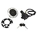 INNOGLOW Motorcycle Ignition Switch Key Fuel Gas Cap Cover Kit Lock Key Set for Kawasaki ZX 6R 7R ZZR