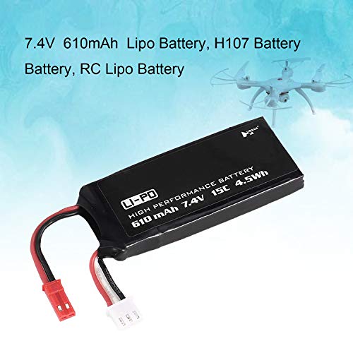 ToGames 2PCS 7.4V 610mAh 15C Li-po Battery for Hubsan H502S H502E RC Drone Quadcopter Aircraft UAV Spare Part Accessories Model - Thumbnail 3