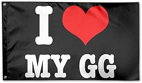 I Love My GG Garden Flag&amp;Decorative Flag For Wedding Home Outdoor Garden&amp;Anniversary Home Outdoor Garden Decor 3' X 5'