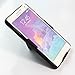 Allwish Black Anti-slip Stripe Design Rubberized Slide Case w/ Swivel Belt Clip Holster Stand for Samsung Galaxy Note 4 N9100