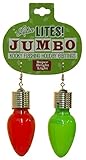 Christmas Accessory - Lotsa Lights Jumbo Flashing Light Bulb Earrings