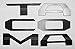 Toyota Tacoma 2016 2017 Rear Tailgate Letter Insert Not Decals - Black