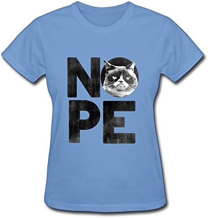 Customized Grumpy Cat Nope T-shirt For Women