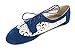 Delias Women's Lace-up Wingtip Oxford Ballet Flat Shoe