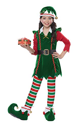 Child Festive Elf Costume Large