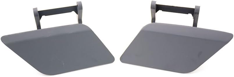 1Pair Head Light Front Bumper Headlight Washer Jet Nozzle Cover Cap Generic fit for Mercedes Benz C-Class W204 2007-2014