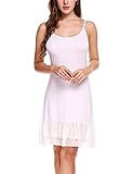 Zeagoo Women's Full Slip Adjustable Spaghetti Strap Cami Under Dress Extender