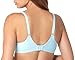 Olga Women's Women's Sheer Leaves Minimizer Bra Bra, Aqua rain, 40DD