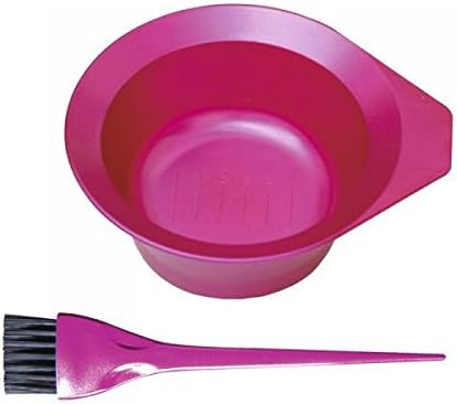 Hairdressing Salon Tint Tinting Bowl And Brush For Hair Dye, Colouring, Bleach