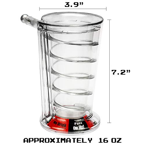 Pinball Pint Glass - Play This Iconic Arcade Game While You Down A Pint - Always Be the Life of the Party With the Newest Drinking Game in Town