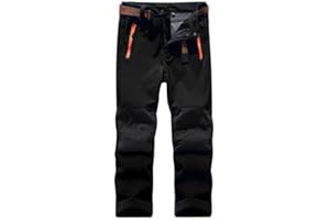 Jessie Kidden Kids Boys Girls Youth Waterproof Hiking Ski Snow Pants Elastic Waist Warm Insulated Pants