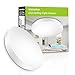 Ustellar Waterproof 12W LED Ceiling Lights, 11in, 100W Incandescent Bulbs Equivalent, IP44, 950lm, Lighting for Bathroom, Kitchen, Hallway, Flush Mount Ceiling Light, 6000K Daylight White