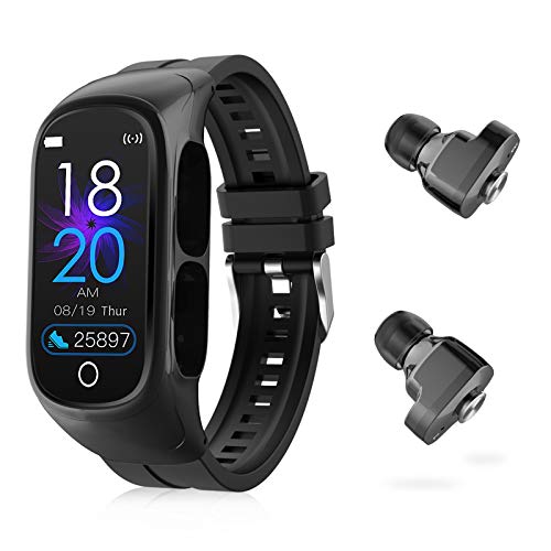 Wnyou Fitness Tracker SmartWatch Earbuds 2 in 1 Activity Bracelet