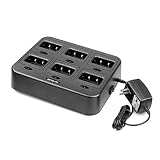 Retevis RT27 Walkie Talkies Charging Base Six-Way Two Way Radio Charger Station Multi Unit Rapid Gang Charger for Retevis RT27 (1 Pack)