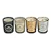 MOTINI 4 Pack Hand-Poured Luxury Scented Candles Set Christmas Soy Candles Bulk Gift Aromatherapy Candles Highly Scented Mandarin, Winter, Peony, Pink Pepperthumb 4