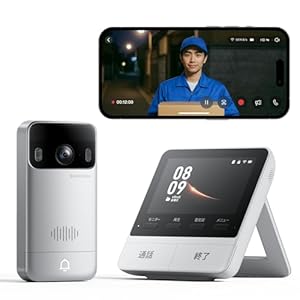 SwitchBot テレビドアホン カメラ付き インターホン ドアベル - スイッチボット 双方向音声会話 遠隔確認
