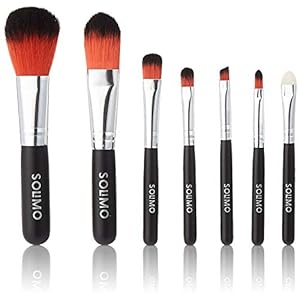 Amazon Brand – Solimo Make Up Brush Set  (7 Piece)