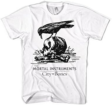Officially Licensed Merchandise Mortal Instrument Crow´n Bones T-Shirt (White), Small