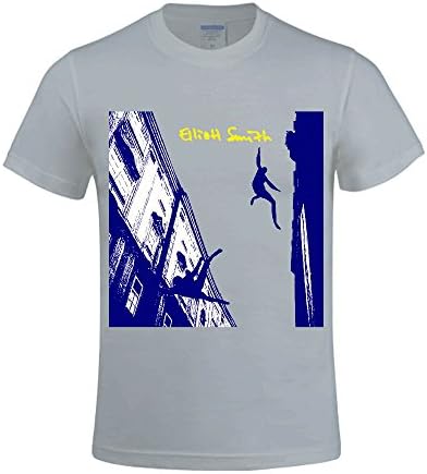 Overbearing Elliott Smith Elliott Smith Pure Cotton gentleman O Neck T Shirts Grey