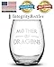 Integrity Bottles, GOT, MOD, Stemless Wine Glass, Handmade, Handblown, Hand Etched Gifts, Sand Carved, 16oz