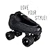 VNLA Junior Stealth Jam Skates for Men and Women - Indoor Unisex Roller Skates
