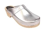 Lotta From Stockholm Swedish Clogs : Classic Clog in Silver