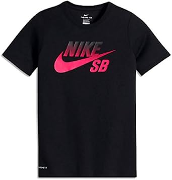 Amazon Nike Sb ナイキsb Nike Sb Tシャツ 子供用 ナイキ Sb ロゴ キッズ ブラック 010 ナイキsb Tシャツ 子供用 150 M スポーツ アウトドア