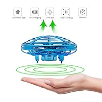 Richboom Hand Controlled Mini Drone for Kids Adults Boys Girls Gifts, Blue