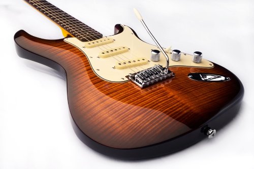 Dean Zelinsky Tagliare Z-Glide Custom - Walnut Burst w/ Rosewood Fretboard
