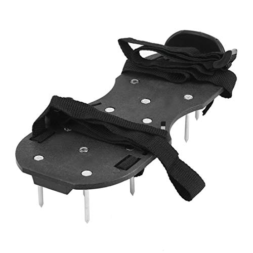 2pcs/set Epoxy Floor Paint Spikes Shoes Garden Lawn Shoe Aerating Garden Lawn Care Tool Sandals with 3 Adjustable Straps - Thumbnail 3