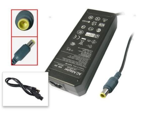 3-Prong 90W 20V 4.5A Replacement AC Adapter for IBM ThinkPad X60 1706,1707,1708,1709,2509,2501