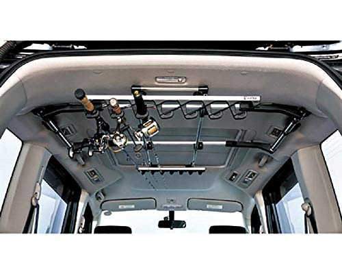 INNO IF4 J-Hook Internal Overhead Multi Fishing Rod Rack - Holds 7 Rods - Thumbnail 3