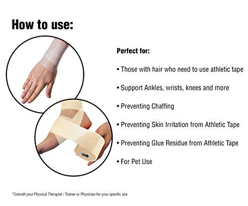 Triple Pack Sports Wrap/Athletic Tape - Professional Grade Foam - Perfect for Taping Wrist, Ankles and Knees - Ultra Strong