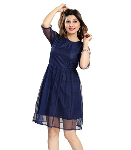 one piece dress with net