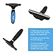 Pet Craft Supply Self-Cleaning Pet Grooming Hair Deshedding Brush Tool for Small Dogs and Cats with Short to Long Hair, Large